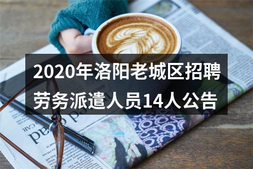 2020年洛阳老城区招聘劳务派遣人员14人公告 图片