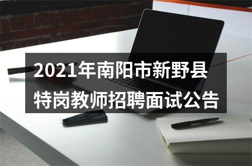 2021年南阳市新野县特岗教师招聘面试公告 图片