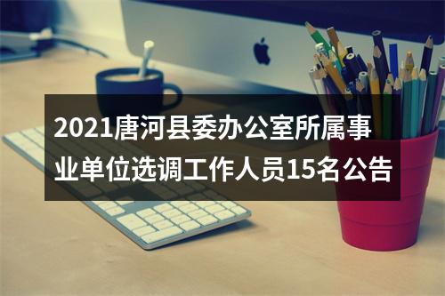 2021唐河县委办公室所属事业单位选调工作人员15名公告 图片